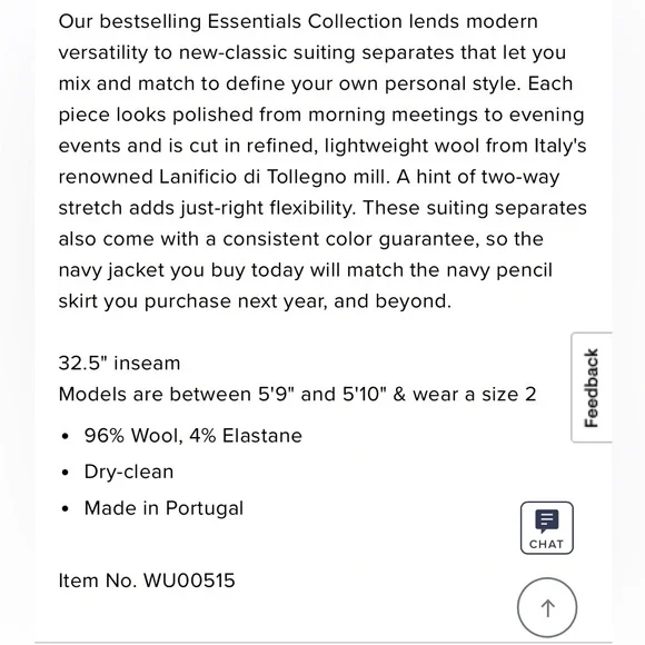 Brooks Brothers wool flair trousers NEW - Picture 4 of 7